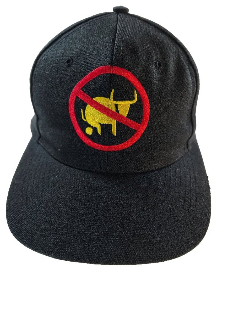 Men's Black No Bullshit Adjustable Hat
